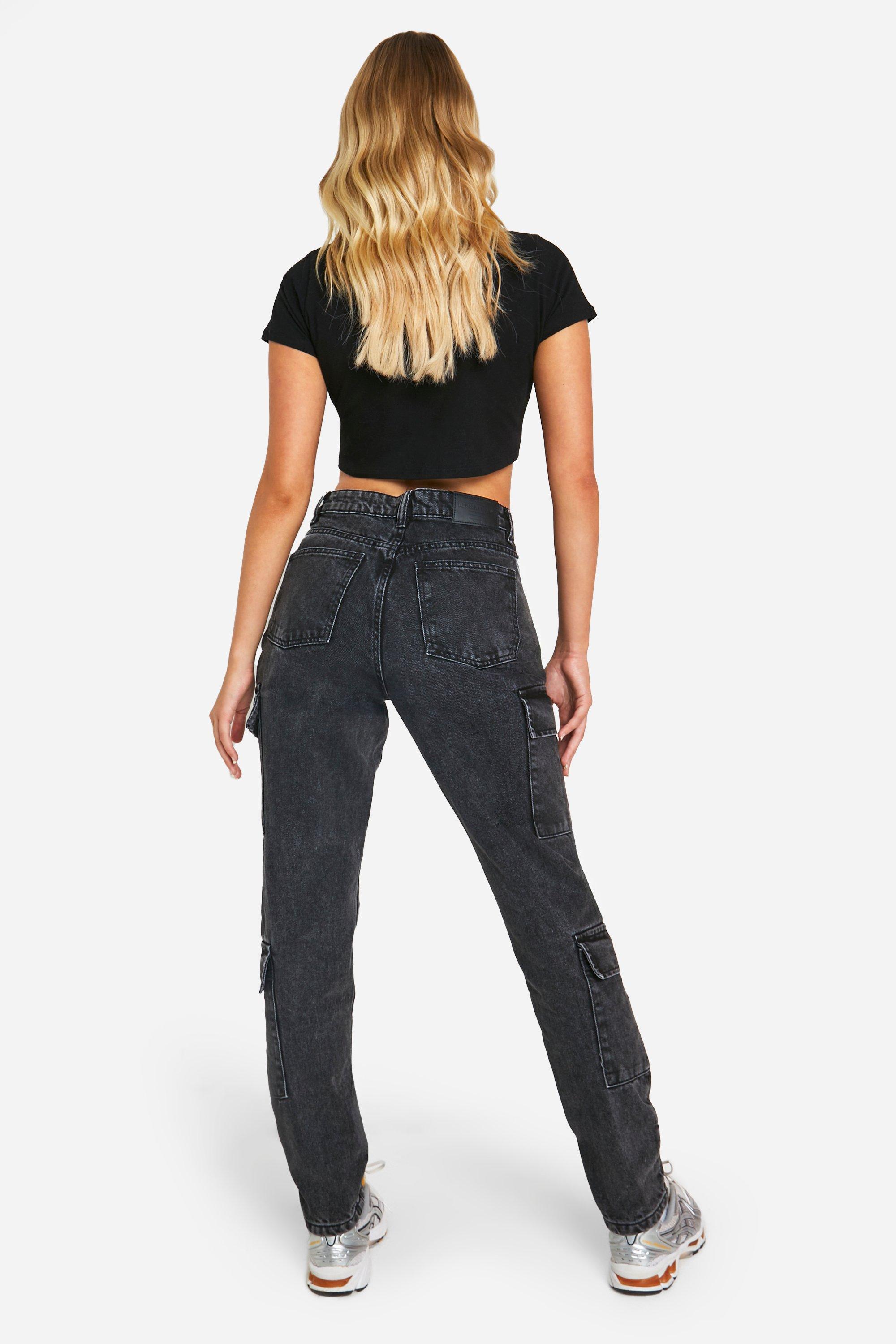 Skinny fit cargo 2025 pants womens